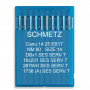 Игла Schmetz DBx1 SES SERV 7, 16x231 SES SERV 7, 287 WH SES SERV 7, 1738(A) SES SERV 7 № 90 10 шт.