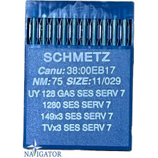 игла Schmetz UY 128 GAS SES SERV 7 № 75 10 шт трикотаж