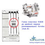 Игольная пластина E1828 Тайвань для распошивальной швейной машины Siruba F007E-W922/FW (4x6.0)