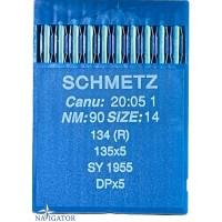 Игла Schmetz 134, DPX5, 135X5, SY 1955 № 90 R  10 шт