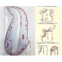 Линейка лекало портновское многофункциональное 8402