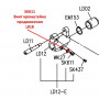 Винт кронштейна продвижения SK611