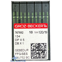  игла 134, DPx5 № 120 SES Gebedur для трикотажа 10 шт