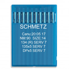 Игла Schmetz 134 SERV 7, DPx5 SERV 7, 135x5 SERV 7. №90. 10 шт