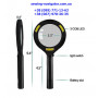 Лупа ручная круглая 3х 80 мм с подсветкой 3W COB LED