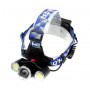 Фонарь налобный WD130 аккумуляторный X-Balog ЗУ microUSB T6+Cob Zoom