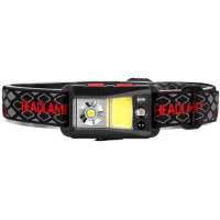 Фонарь налобный WD159 c CREE L2+COB+RGB диодами аккумуляторный с сенсором, на магните