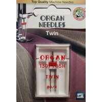 ИГЛА ДВОЙНАЯ УНИВЕРСАЛЬНАЯ ORGAN TWIN №80/4.0 1 штука