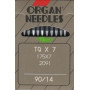 Швейные иглы TQ-7 № 14 ORGAN Needles