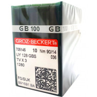 Игла UY 128 GBS FG/SUK № 90 для распошивальных швейных машин 100 шт.