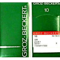 Игла Groz-Beckert 328, 214x1, DDx1, № 130/21, 10 шт