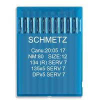 Игла Schmetz 134 SERV 7, DPx5 SERV 7, 135x5 SERV 7. №80. 10 шт