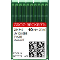 Игла UY 128 GBS FG/SUK № 70 для распошивальных швейных машин 10 шт.