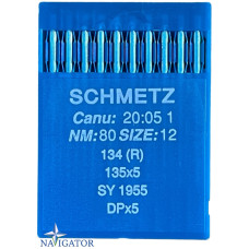 Игла Schmetz 134, DPX5, 135X5, SY 1955 № 80 R  10 шт