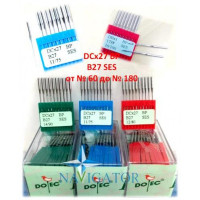 Промислові швейні голки Dotec DCx27 BP, B27 SES, 100 шт.