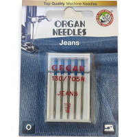 ИГЛЫ ДЛЯ ДЖИНСА ORGAN JEANS № 110 5 штук