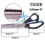 Ножницы портновские Tiger A-85 зигзаг 5 мм
