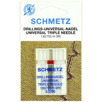 Тройная универсальная игла Schmetz Triple universal 130/705 H DRI № 3,0/80