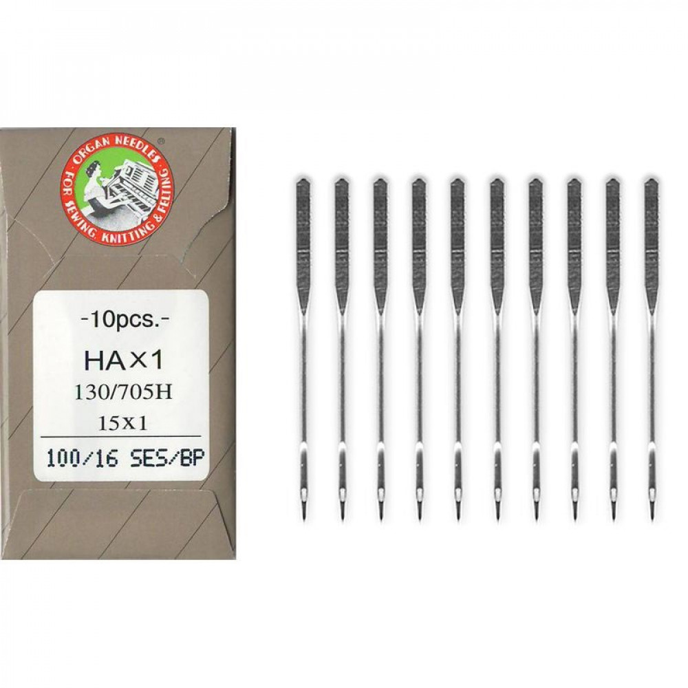 ИГЛЫ ORGAN JERSEY HAx1 SES № 100 10 штук
