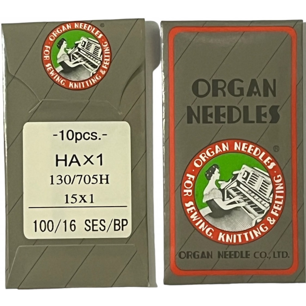 ИГЛЫ ORGAN JERSEY HAx1 SES № 100 10 штук