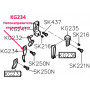Нитенаправитель игольной нити KG234