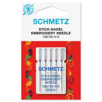 Иглы вышивальные Schmetz Embroidery 130/705 H-E, № 90