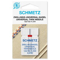 Двойная универсальная игла Schmetz Twin Universal № 80/4,0